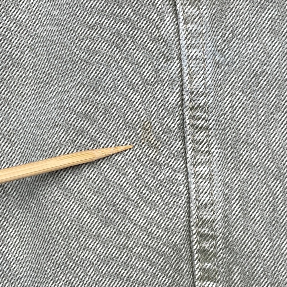 Madewell Jacket Womens Extra Large Green Garment Dyed Denim Patch Pocket Trucker - Picture 8 of 11